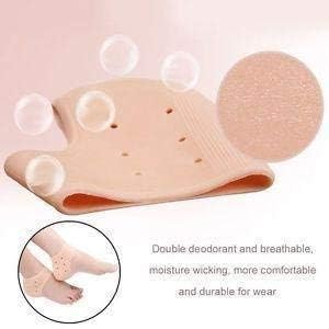 Monarch bizcom impex Anti Crack Silicone Half Gel Heel&Foot Protector To Eliminate Cracks Anti-Chapped,Dry,Rough. Anti Heel Crack Set For Men&Women Anti Hill Crack Set Anti Heel Crack With One Pair.