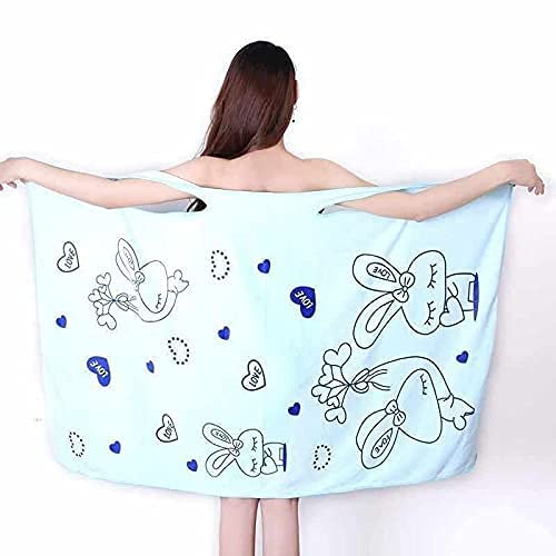 Surfexa Microfiber Soft Bath Towel and Lady Spa Shower Towel Fashion Women Wearable Quick Dry Magic Bathing Beach Spa Bathrobes Wash Clothing Beach Dresses - (Multicolor)