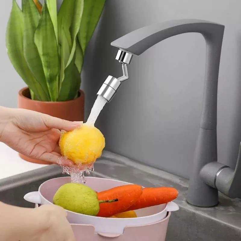 IONIX Tap, Tap filter, Tap extender for kitchen sink, Sink tap for kitchen, Water tap, Flexible Anti Splash Water Saving Movable Sink Faucet, (720 degree tap extension)