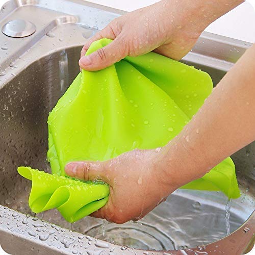 Shelony Silicone Baking Mat for Pastry Rolling with Measurements|Non-Stick Fondant Mat|Liner Heat Resistance Table Placemat Pad Pastry Board|Reusable Bpa Free(Random Color)(Baking Mat 50 * 40 Cm)