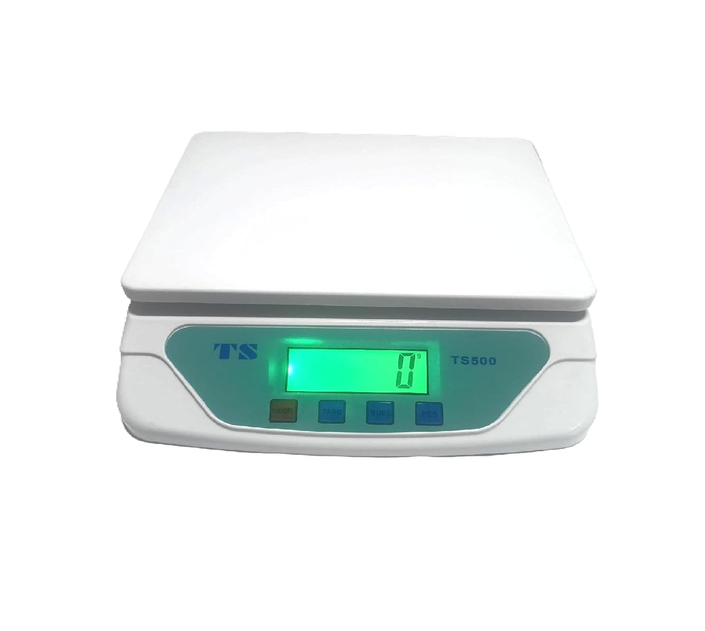 Skeisy New TS-500 Digital Kitchen Scale with LCD Display, Electronic Weighing Machine, White Power up 30kg-1gm and power by aaa battery