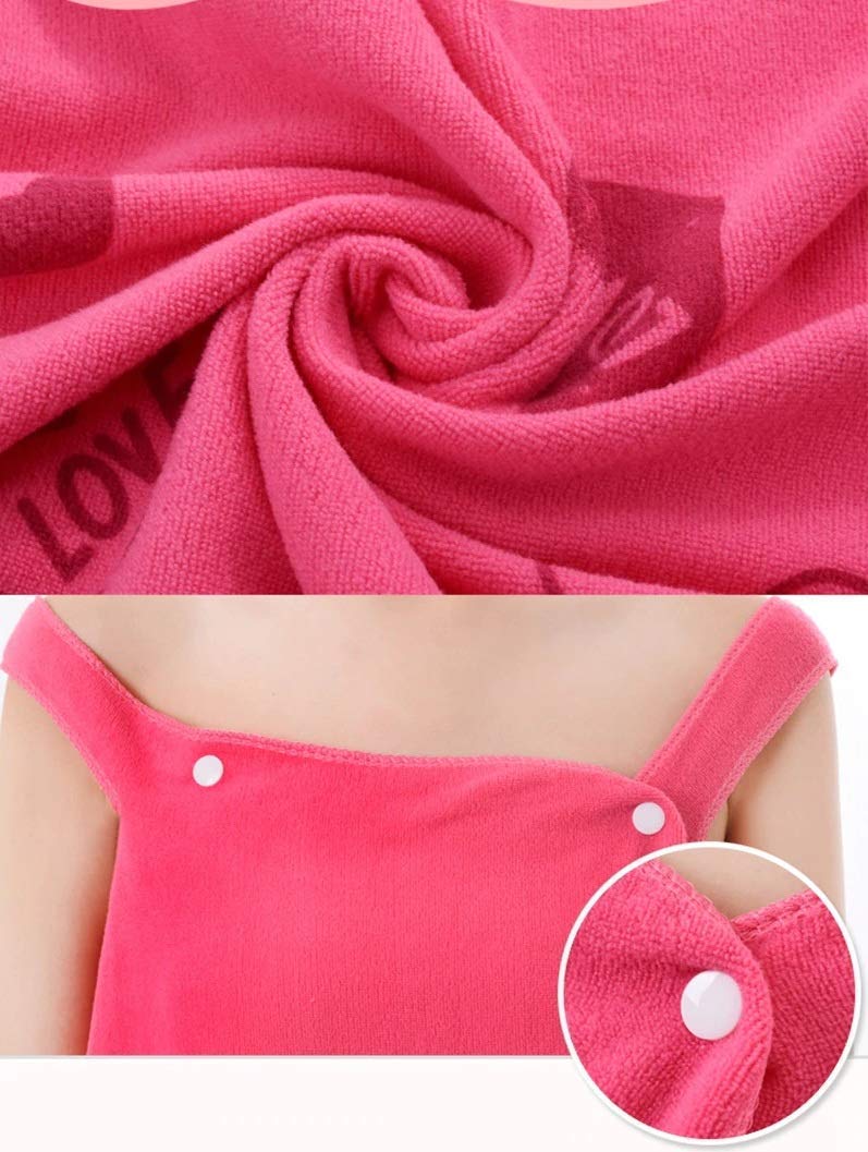 Surfexa Microfiber Soft Bath Towel and Lady Spa Shower Towel Fashion Women Wearable Quick Dry Magic Bathing Beach Spa Bathrobes Wash Clothing Beach Dresses - (Multicolor)