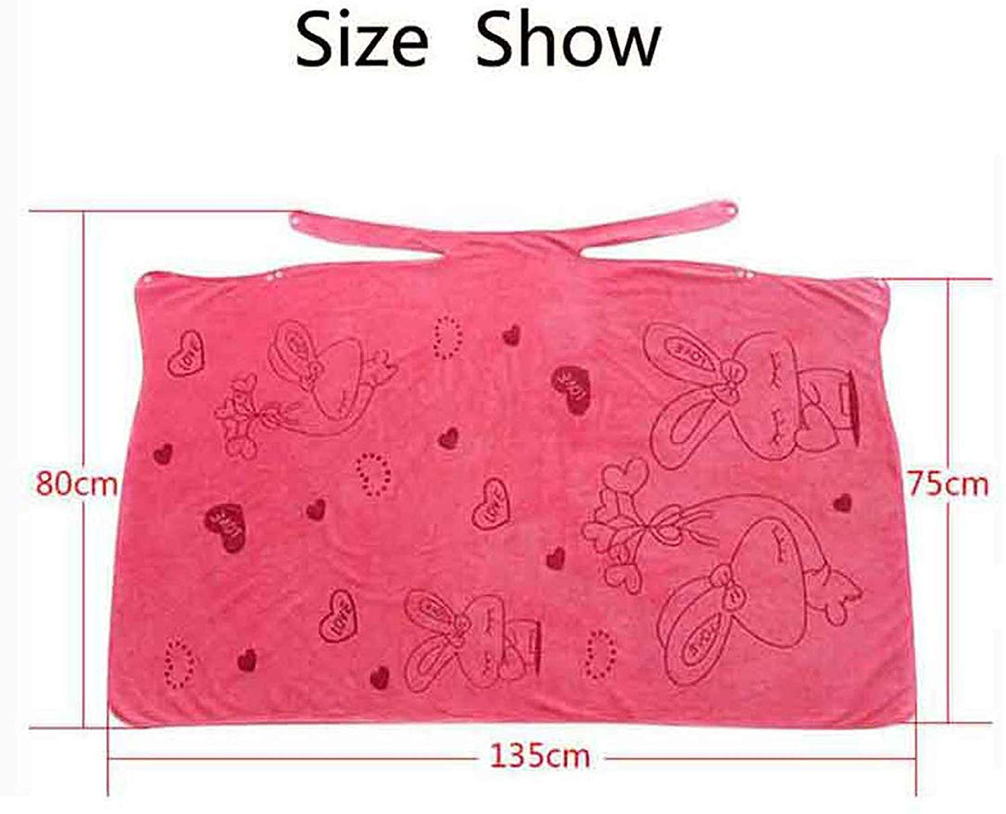 Surfexa Microfiber Soft Bath Towel and Lady Spa Shower Towel Fashion Women Wearable Quick Dry Magic Bathing Beach Spa Bathrobes Wash Clothing Beach Dresses - (Multicolor)