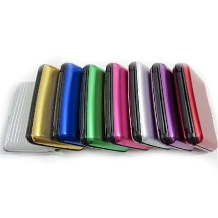 Men Aluminium Aluma Wallet Multicolor Pockets Purse Credit Cards Organizing Hard Case Holder Aluma Wallet