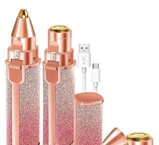 BLAWLESS, Flawless Rechargable 2 in 1 Eyebrow Trimmer/Face Trimmer/Trimmer, Upper Lips Hair, for Women,Threading Machine, Face Hair Removal, Hair Remover, Men & Women, Hair Remove, EyecareNIL