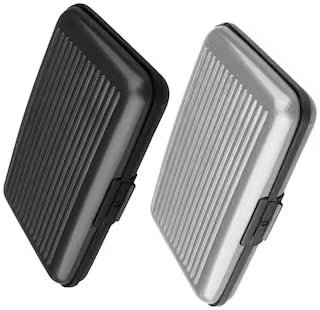 Men Aluminium Aluma Wallet Multicolor Pockets Purse Credit Cards Organizing Hard Case Holder Aluma Wallet