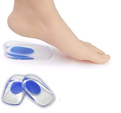 Silicone Shoe Heel Pad Support Pad Height Increase Insole Insoles for Heel Pain All-Day Shock Absorbing Relief
