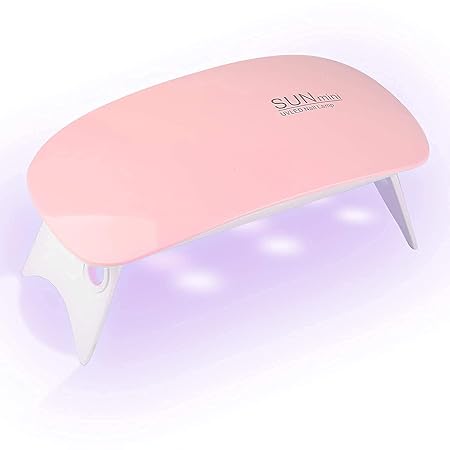 Mini UV LED Nail Lamp 6W | Portable USB Nail Dryer for Gel Polish | Quick Curing Lightweight Manicure & Pedicure Tool for Home & Travel