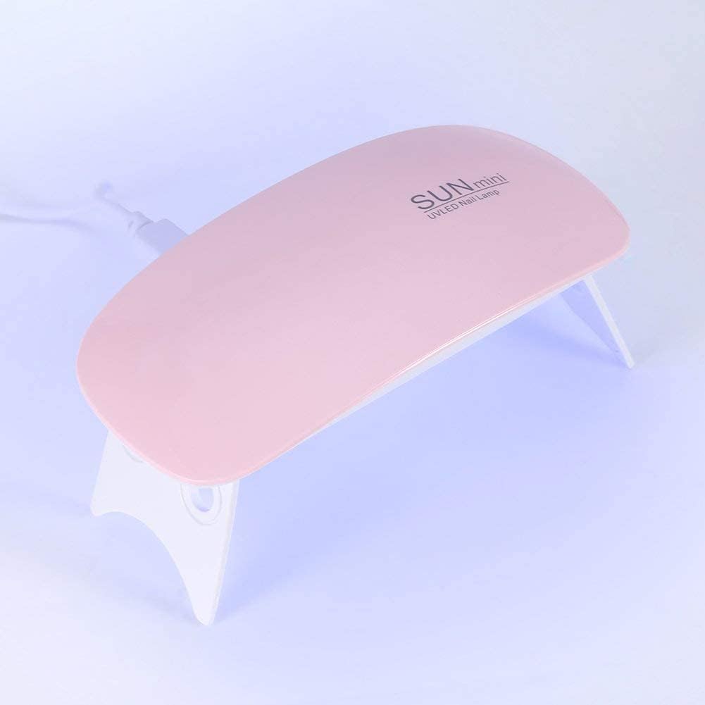 Mini UV LED Nail Lamp 6W | Portable USB Nail Dryer for Gel Polish | Quick Curing Lightweight Manicure & Pedicure Tool for Home & Travel