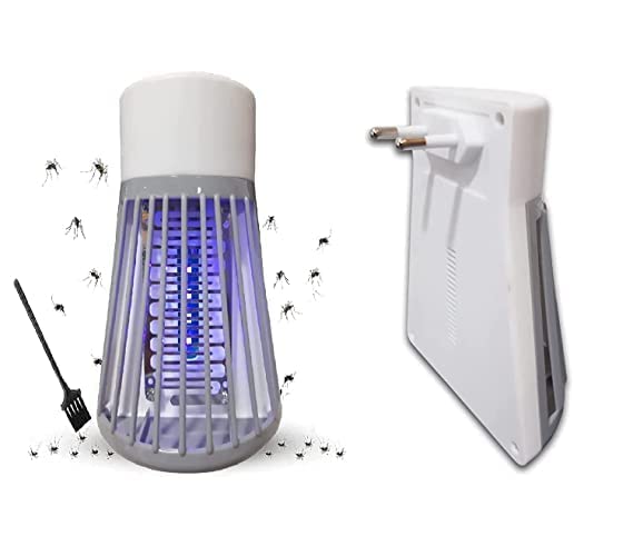 ANTUSH NATURAL Mosquito Insect Bug Zapper Trap Killer LED Lamp, Electronic Mosquito Killer Machine Trap Lamp-Mosquito Killer Lamp for Home,Electric Machar Mosquito Killer lamp Round (ASORTED)
