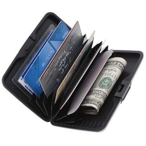 Men Aluminium Aluma Wallet Multicolor Pockets Purse Credit Cards Organizing Hard Case Holder Aluma Wallet