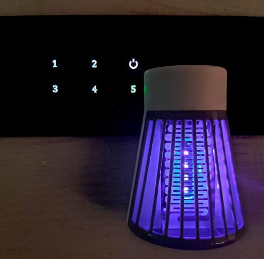 ANTUSH NATURAL Mosquito Insect Bug Zapper Trap Killer LED Lamp, Electronic Mosquito Killer Machine Trap Lamp-Mosquito Killer Lamp for Home,Electric Machar Mosquito Killer lamp Round (ASORTED)