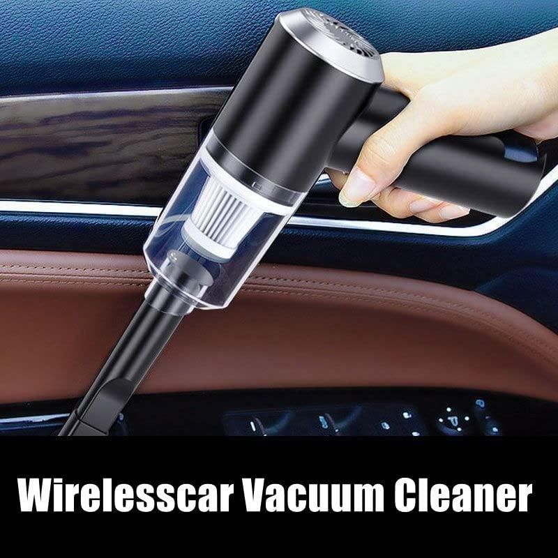 SHAYONAM Car Vacuum Cleaner 3 in 1 with 3 Attachments & Blower | Cordless Handheld Vacuum Cleaner for Wet & Dry Cleaning for Home/Office/Car/Keyboard/Travel/Sofa/Office()