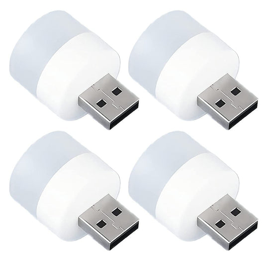 E-Cosmos Plug in LED Night Light Mini USB LED Light Flexible USB LED Ambient Light Mini USB LED Light, LED Portable car Bulb, Indoor, Outdoor, Reading, Sleep