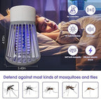 ANTUSH NATURAL Mosquito Insect Bug Zapper Trap Killer LED Lamp, Electronic Mosquito Killer Machine Trap Lamp-Mosquito Killer Lamp for Home,Electric Machar Mosquito Killer lamp Round (ASORTED)