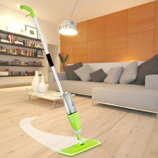 Dadhichi Zone Spray Mop for Floor Cleaning - Microfiber Floor Mop with 550Ml Refillable Bottle Kitchen Dry Wet Flat Dust Mop for Cleaning Hardwood Laminate Floors (Multicolor)