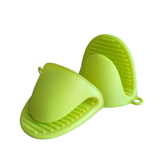 CELLEBII® Silicone Mini Microwave Oven Mitts Gloves, Baking Hand Gloves, Cooking Pinch Grips, Kitchen Heat Hot Handle Holder