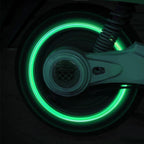 9UP® Radium Valve Cap for Vehicles - 12Pcs | Car Tyre Rim Air Caps Cover | Universal Radium Caps for Car, Truck, Motorcycles, Bike (Pack of 12, Colour – Green)