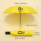 Mini Wine Bottle Umbrella Portable Folding UV Proof Compact Lightweight Travel Umbrella for Women, Men and Kids Unique Wine Bottle Shape (Random Color, Pack of 1) Limited Stock