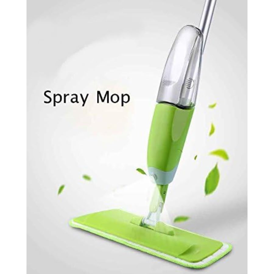 Dadhichi Zone Spray Mop for Floor Cleaning - Microfiber Floor Mop with 550Ml Refillable Bottle Kitchen Dry Wet Flat Dust Mop for Cleaning Hardwood Laminate Floors (Multicolor)