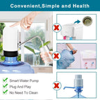 Konquer TimeS KTS Automatic Wireless Water Can Dispenser Pump for 20 Litre Bottle Can, with Low Noise & High Efficiency