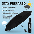 Mini Wine Bottle Umbrella Portable Folding UV Proof Compact Lightweight Travel Umbrella for Women, Men and Kids Unique Wine Bottle Shape (Random Color, Pack of 1) Limited Stock