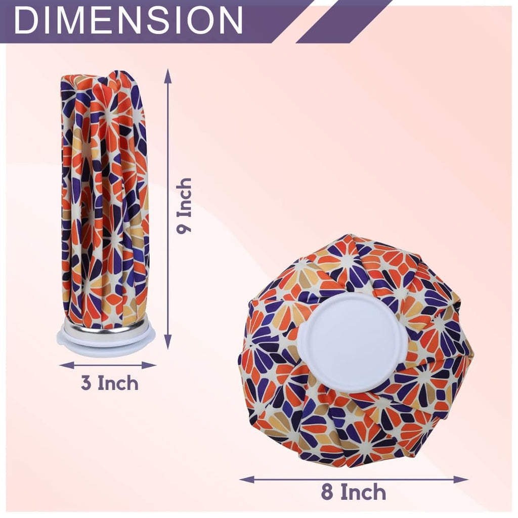 ANTIL'S 9-Inch Hot & Cold Water Bag for Pain Relief – Reusable Ice Pack for First Aid, Sports Injuries, Neck & Knee Pain Relief – Leak-Proof Design for Hot and Cold Therapy