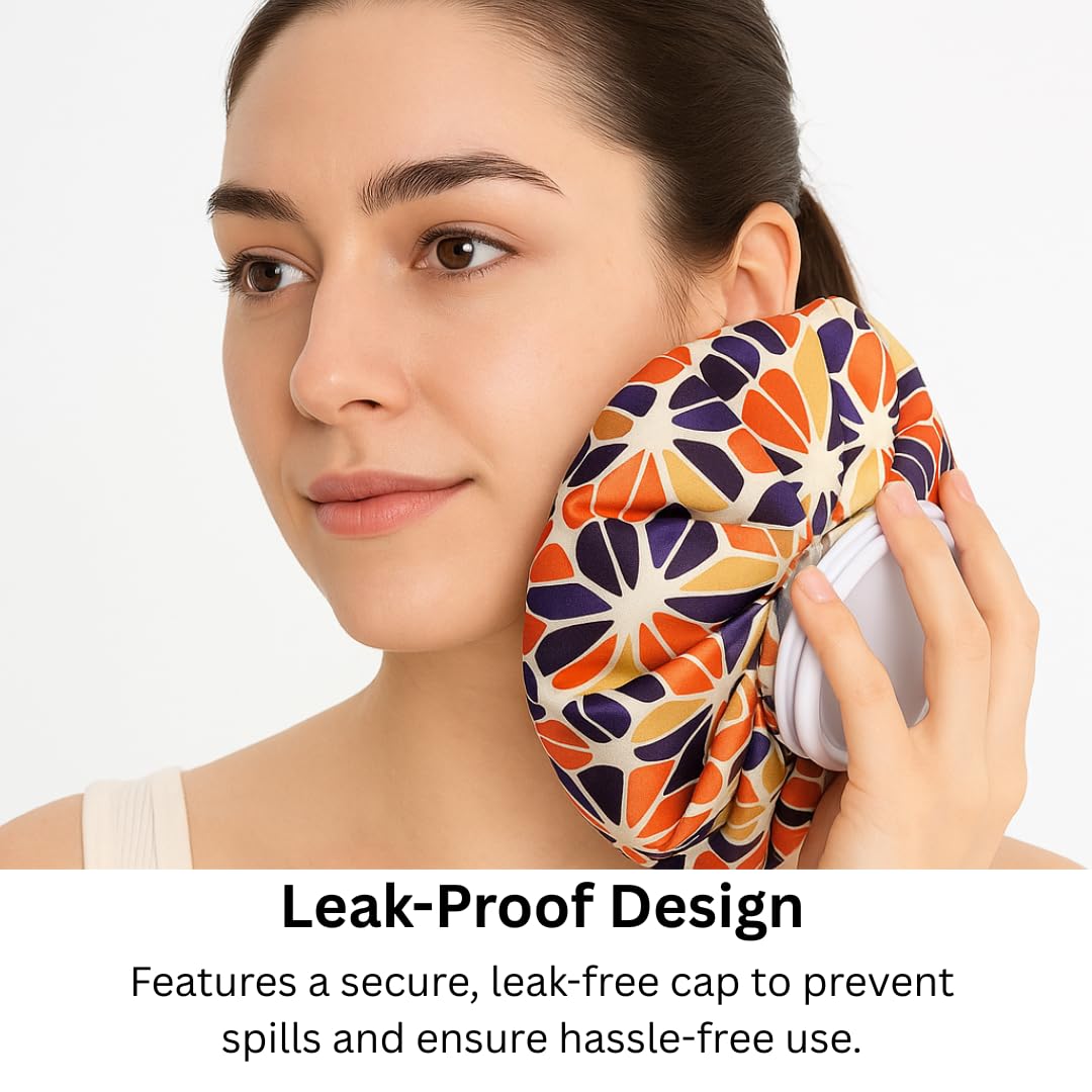 ANTIL'S 9-Inch Hot & Cold Water Bag for Pain Relief – Reusable Ice Pack for First Aid, Sports Injuries, Neck & Knee Pain Relief – Leak-Proof Design for Hot and Cold Therapy