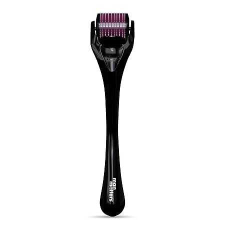 Man Matters Derma roller 1.00 mm With 540 Titanium Alloy Needles | Promotes Beard Growth & Reduces Acne Scars | Safe & Effective To Use