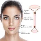 Mr.HSD Jade Roller & Gua Sha Tool 100% Natural Himalayan Stone Facial Massager for Face Neck Healing Skin Wrinkles & Serum Application (Pink) Brand: Mr.HSD Find specific info