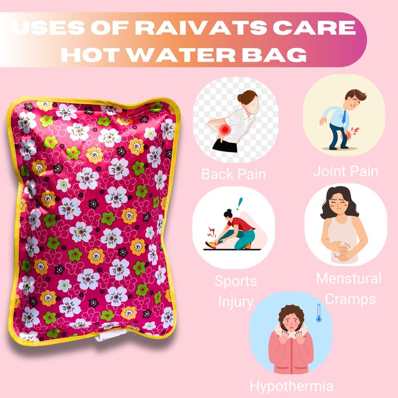 Electric Hot Water Bag For Pain Relief Therapy (Multicolor) Pack of 1