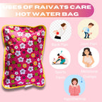 Electric Hot Water Bag For Pain Relief Therapy (Multicolor) Pack of 1