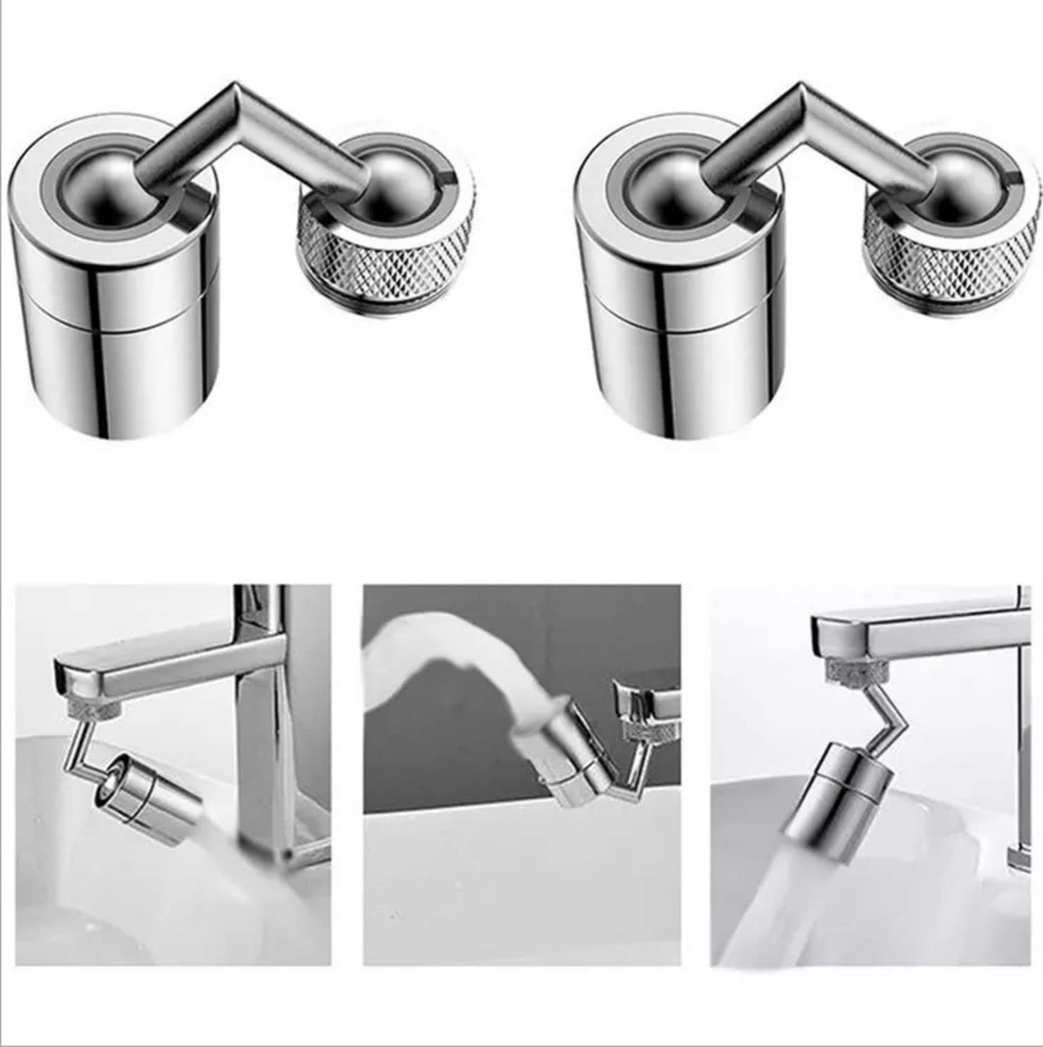 IONIX Tap, Tap filter, Tap extender for kitchen sink, Sink tap for kitchen, Water tap, Flexible Anti Splash Water Saving Movable Sink Faucet, (720 degree tap extension)