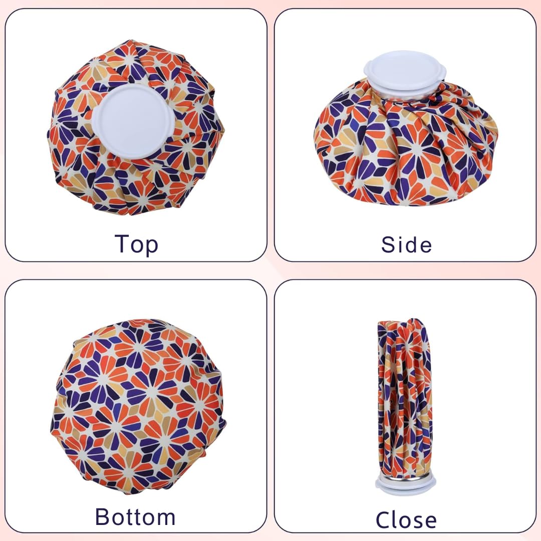 ANTIL'S 9-Inch Hot & Cold Water Bag for Pain Relief – Reusable Ice Pack for First Aid, Sports Injuries, Neck & Knee Pain Relief – Leak-Proof Design for Hot and Cold Therapy