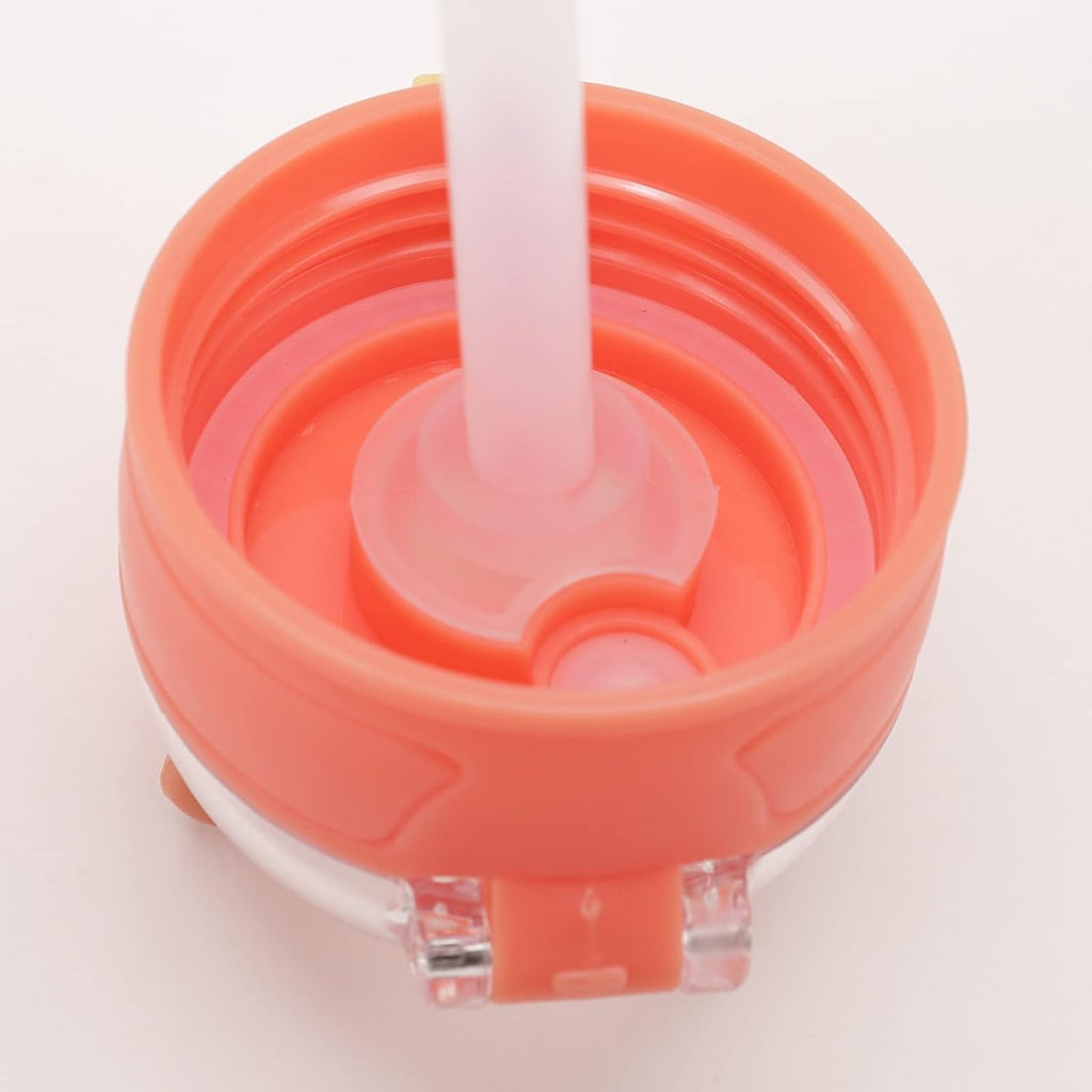 Home Water Bottle for Kids | Printed Designs for Kids | Plastic Sipper Bottle for Kids | Food Grade Plastic | One Click Open Flip Lid | Transparent, Leak Proof, BPA Free | 550 ml