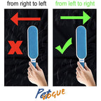 EPISKEY Pet Hair Remover Brush - Sided Lint Brush with Self - Cleaning Base Lint Brush - Fur & Lint Removal for Clothes Furniture Car Seat Couch Remover Magic Clean Clothing,Furniture (Blue) (PHR)