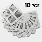 Disposable Shower Drain Cover, Disposable Waterproof Hair Catcher, Shower Drain Mesh Stickers, Bathroom, Bathtub Drain Kitchen Shower Drain Floor, Sink Strainer Filter (13cm x 13cm) (Pack of 10)