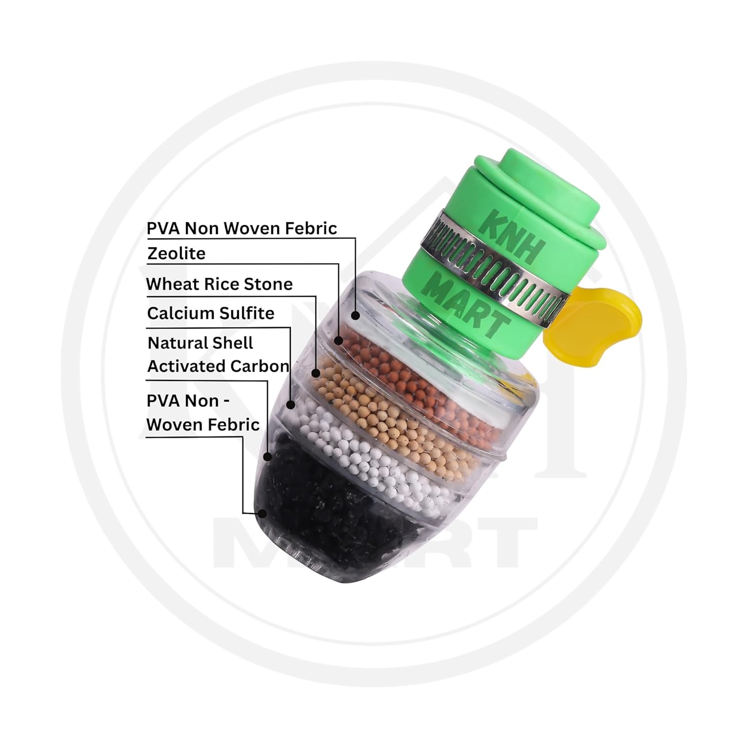 Activated Carbon Faucet Water Filters Home Kitchen Faucet Tap Water|Tap Filter Multilayer | Clean Purifier Filter Cartridge Water Filters