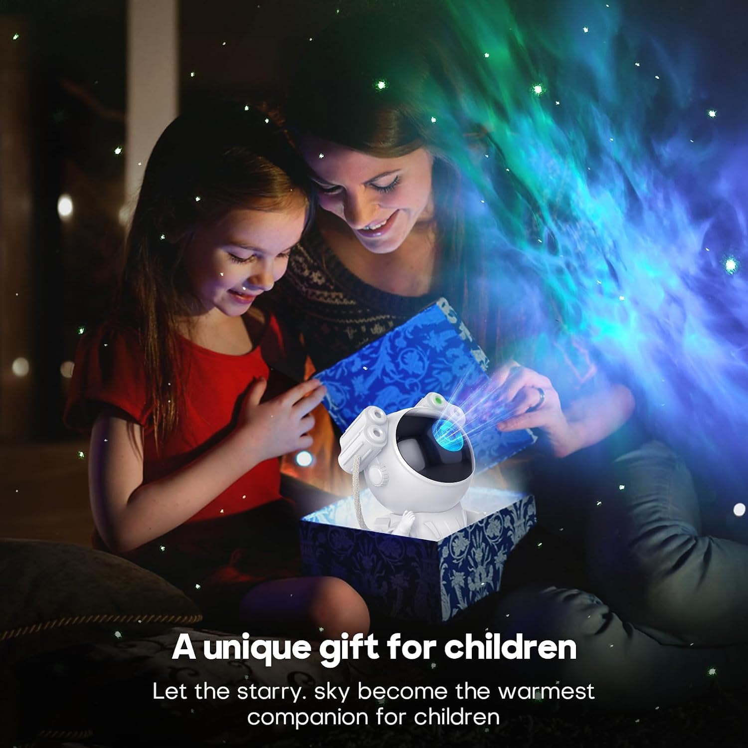 DesiDiya® Astronaut Light Projector – 360° Galaxy Star Projector with Timer & Remote Control, Ideal for Bedroom Ceiling, Home Decor, and Parties (Corded Electric)