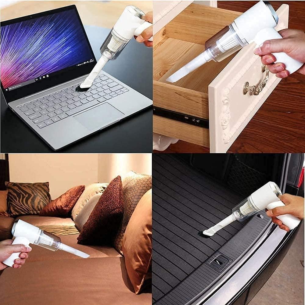 SHAYONAM Car Vacuum Cleaner 3 in 1 with 3 Attachments & Blower | Cordless Handheld Vacuum Cleaner for Wet & Dry Cleaning for Home/Office/Car/Keyboard/Travel/Sofa/Office()