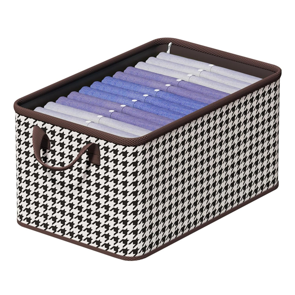 KARTUNBOX Foldable Clothes Organizer Storage Box, Storage Box for Wardrobe, Saree, Shirts, and Blankets, Cloth Storage