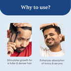 Man Matters Derma roller 1.00 mm With 540 Titanium Alloy Needles | Promotes Beard Growth & Reduces Acne Scars | Safe & Effective To Use