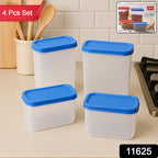 Apex Glory Plastic Storage Container Box Set (4 Pc)