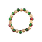 Multicolor Glossy Bead Stretch Bracelet (1 Pc)