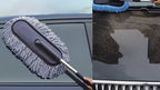 Mini Microfiber Duster Interior, Multi-Purpose Duster Brush with Handle for Car Cleaning & Household