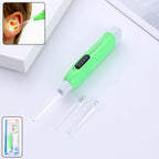 Green Led Flashlight Earpick With Tweezer (1 Pc)