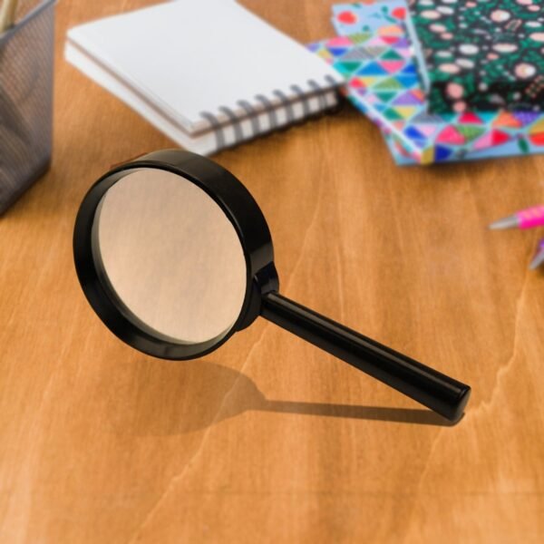 17781 Magnifying glass Lens - reading aid made of glass - real glass magnifying glass that can be used on both sides - glass breakage-proof magnifying glass, Protect Eyes, 50 mm